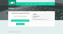 Desktop Screenshot of hhsprogramming.com