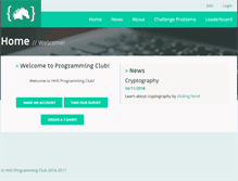 Tablet Screenshot of hhsprogramming.com